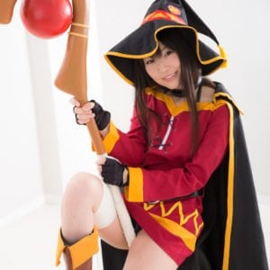 Ero Cosplay Of KonoSuba Megumin By Tsubomi 0016