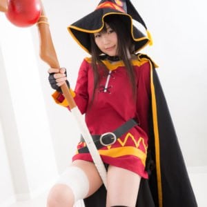 Ero Cosplay Of KonoSuba Megumin By Tsubomi 0018