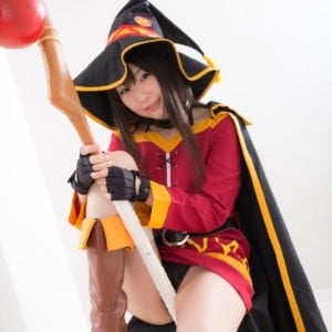 Ero Cosplay Of KonoSuba Megumin By Tsubomi 0021