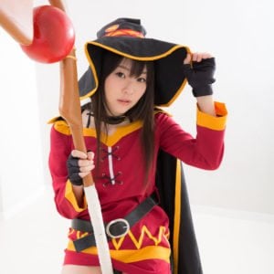 Ero Cosplay Of KonoSuba Megumin By Tsubomi 0022