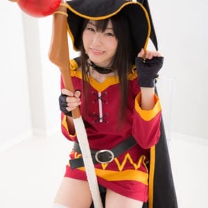 Ero Cosplay Of KonoSuba Megumin By Tsubomi 0023