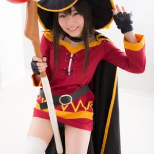 Ero Cosplay Of KonoSuba Megumin By Tsubomi 0024