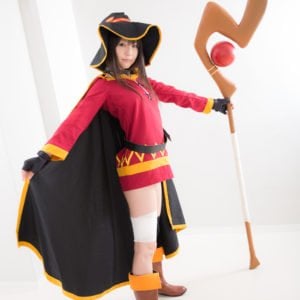 Ero Cosplay Of KonoSuba Megumin By Tsubomi 0027