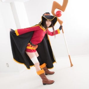 Ero Cosplay Of KonoSuba Megumin By Tsubomi 0028