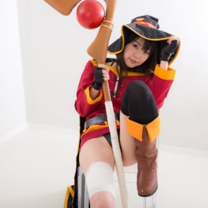 Ero Cosplay Of KonoSuba Megumin By Tsubomi 0037