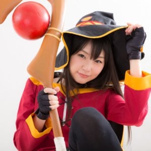 Ero Cosplay Of KonoSuba Megumin By Tsubomi 0038