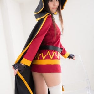 Ero Cosplay Of KonoSuba Megumin By Tsubomi 0043
