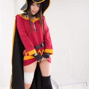 Ero Cosplay Of KonoSuba Megumin By Tsubomi 0045