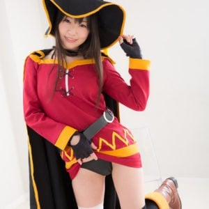 Ero Cosplay Of KonoSuba Megumin By Tsubomi 0047