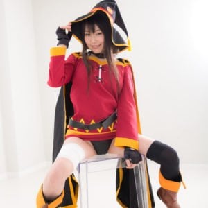 Ero Cosplay Of KonoSuba Megumin By Tsubomi 0049
