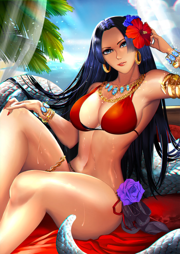 Japanese Anime Fans Rank Female Anime Characters By Bust Size One Piece Boa Hancock