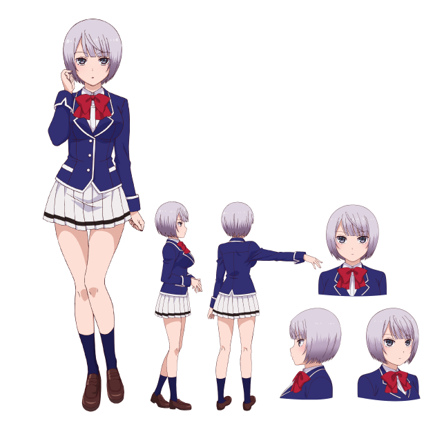 My Girlfriend Is ShoBitch TV Anime Character Designs Akiho Kousaka