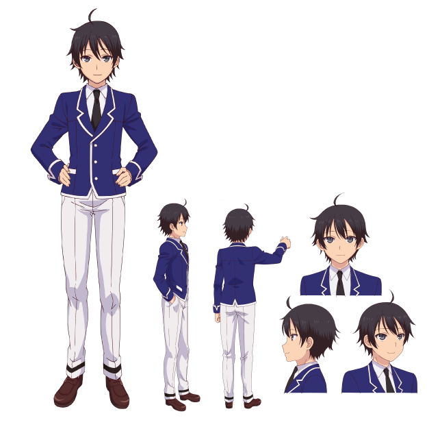 My Girlfriend Is ShoBitch TV Anime Character Designs Haruka Shinozaki