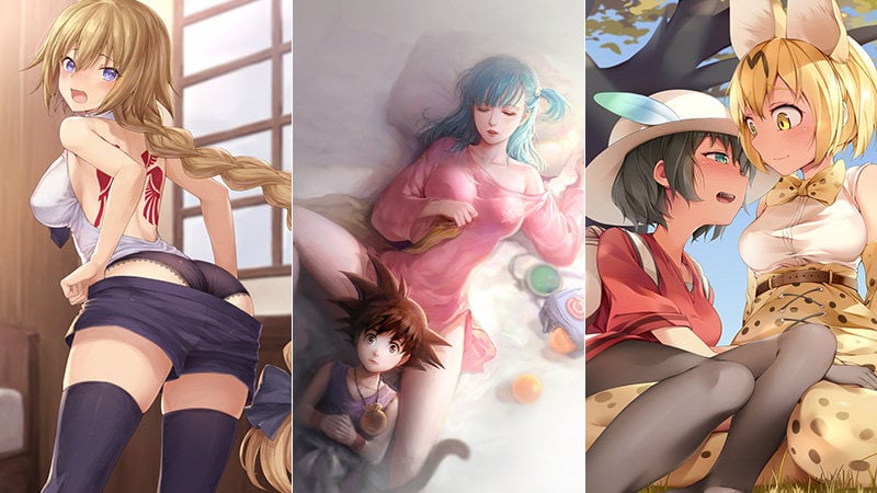 Top 10 Male And Female Anime Characters Newtype October 2017 Issue