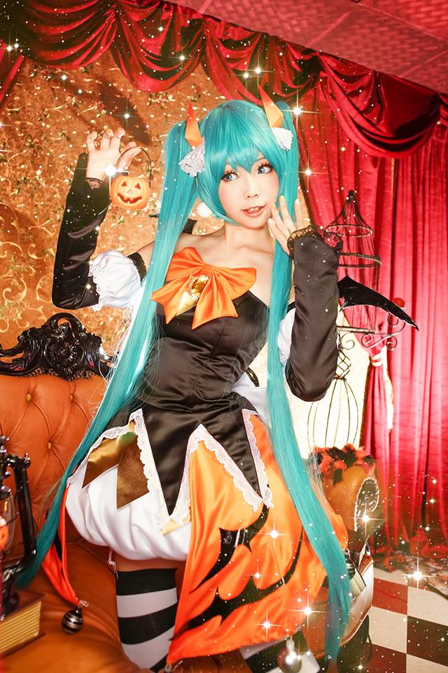 Adorable Halloween Version Of Hatsune Miku By Ely Cosplay 0007