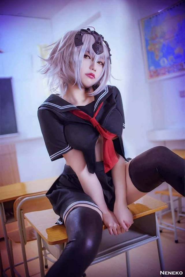 Fate Grand Order Character Jeanne Cosplay By 肉感少女 Neneko(3)
