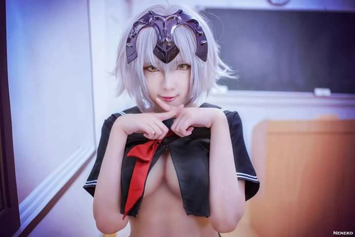 Fate Grand Order Character Jeanne Cosplay By 肉感少女 Neneko(4)