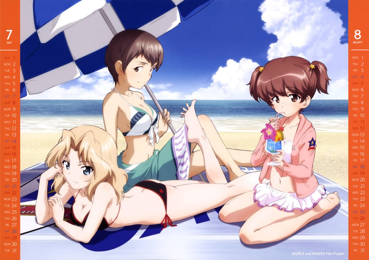 Girls Und Panzer 2018 Calendar 0005