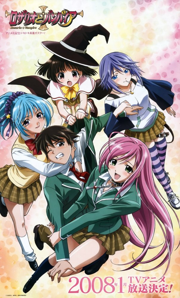 Rosario To Vampire Anime Visual