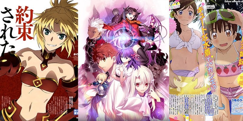 Fate Stay Night Heaven's Feel Dominates The Male And Female Rankings In Newtype’s December 2017 Issue