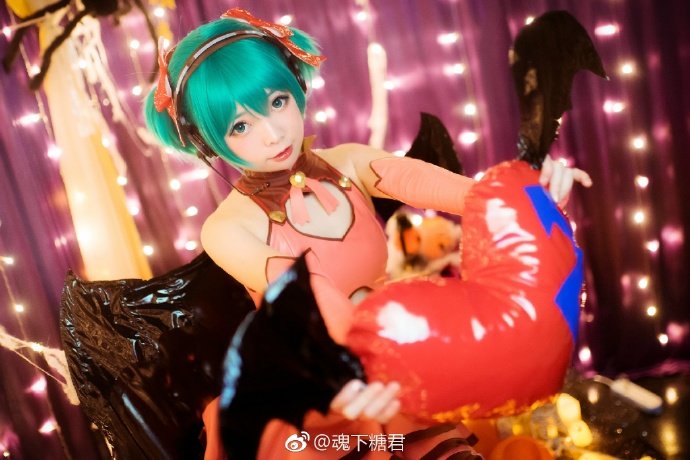 Hatsune Miku Halloween 2017 Cosplay By 魂下糖君
