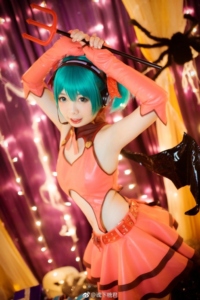 Hatsune Miku Halloween 2017 Cosplay By 魂下糖君7