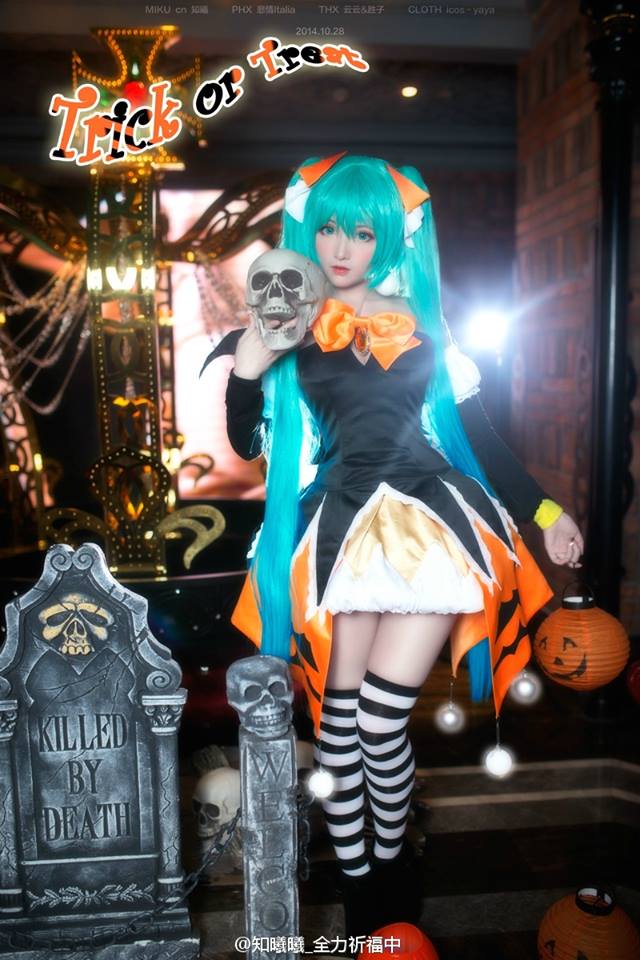 Hatsune Miku Trick Or Treat Cosplay By 知曦 Nemesia 2