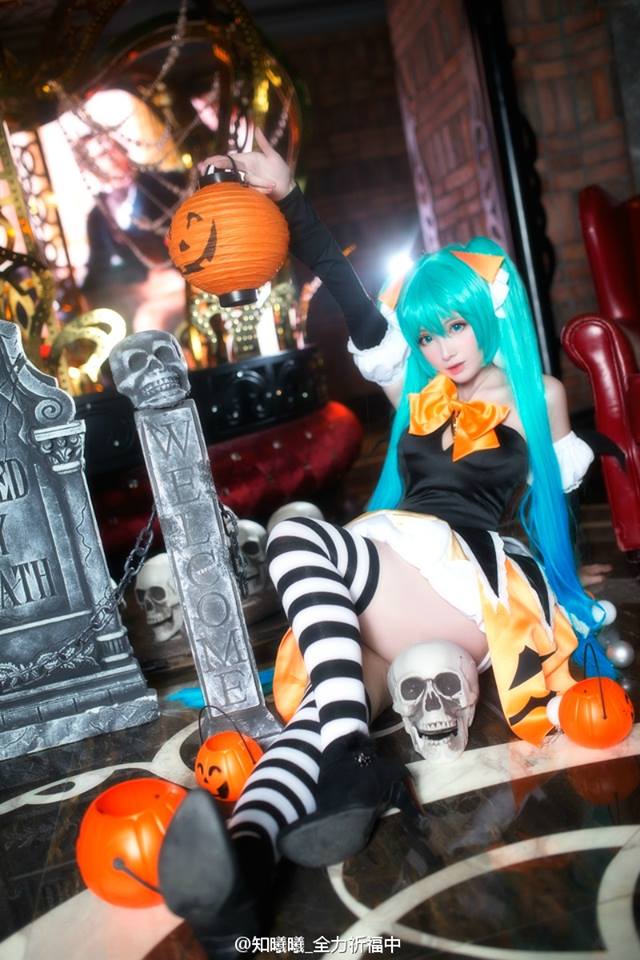 Hatsune Miku Trick Or Treat Cosplay By 知曦 Nemesia 4