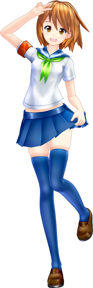 Megumi 3D MMD Pose A