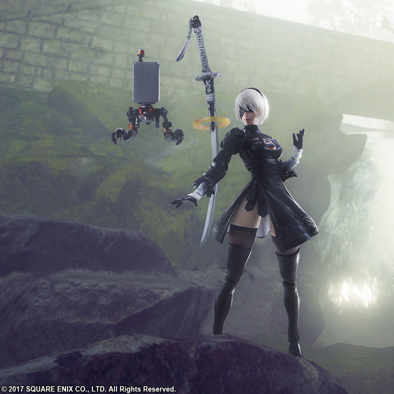NieR Automata 2B And Pod Figure 0001