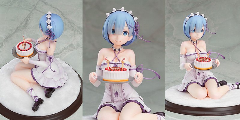 Re Zero Rem Birthday Cake Version Anime Figure