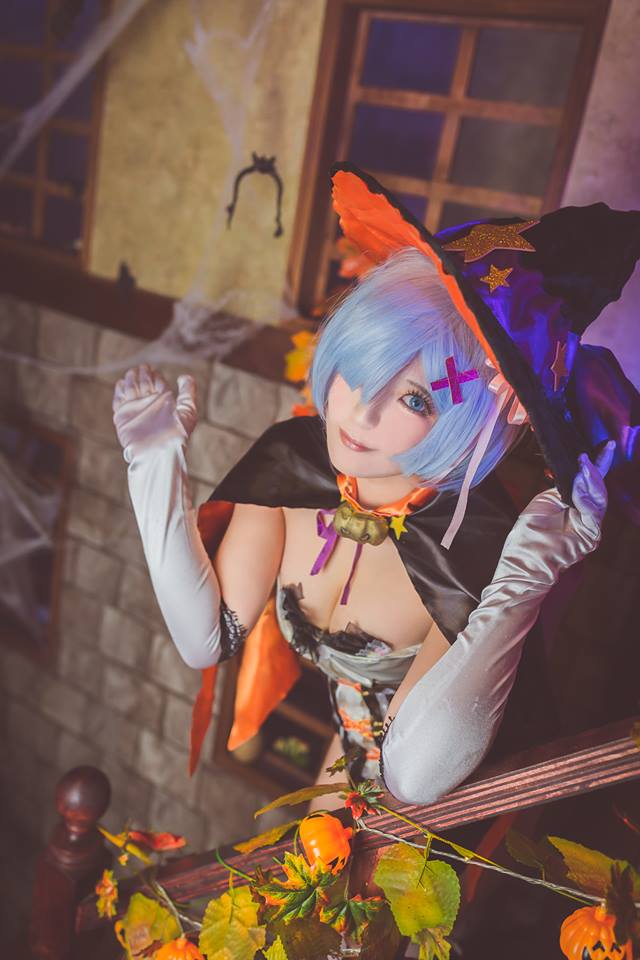 Re Zero Rem And Ram Halloween Cosplay 0009