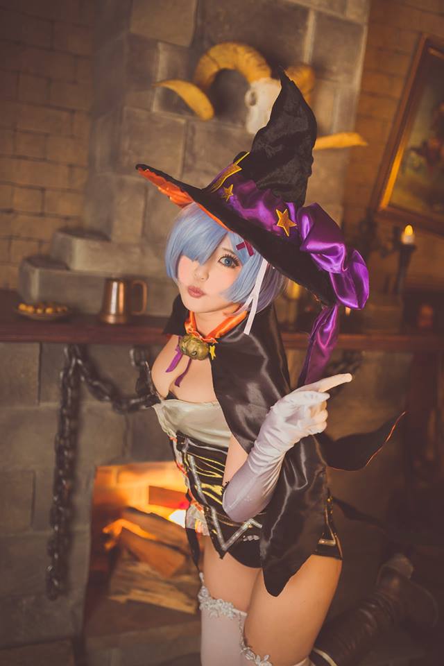 Re Zero Rem And Ram Halloween Cosplay 0014