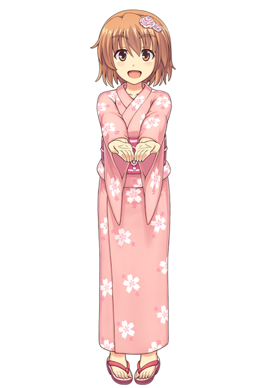 Megumi in a Summer Yukata (kimono) Megumi in a Summer Yukata