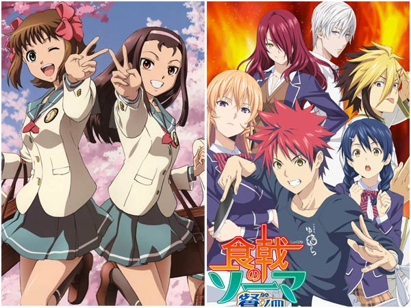 Food wars and idolmaster x