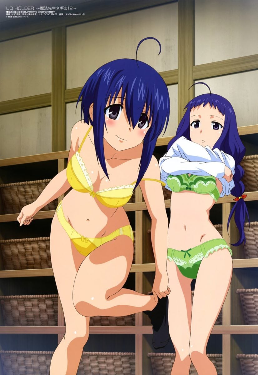 Megami MAGAZINE January 2018 Anime Posters UQ Holder!