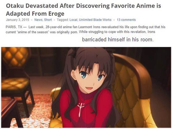 Japan Doesn't Worry About Hentai Otaku Devestated After Discovering Favorite Anime Adapted From Eroge