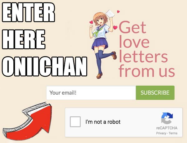 Enter Email Oniichan