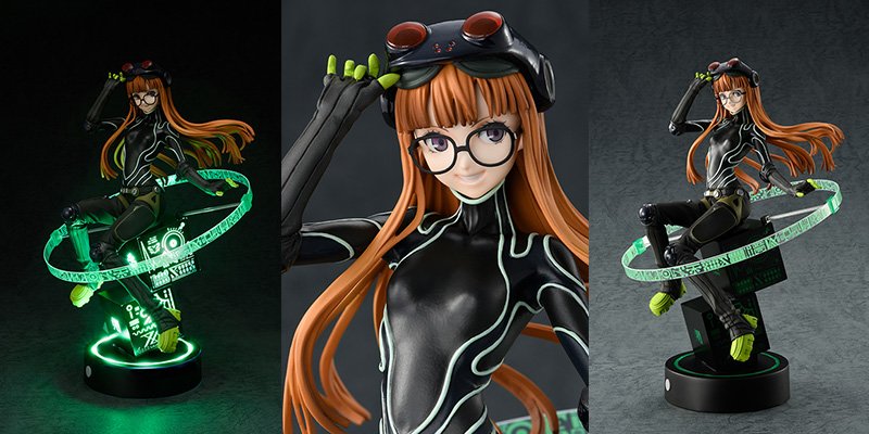 Persona 5 Futaba Sakura Thief Version Figure With Light Up Base
