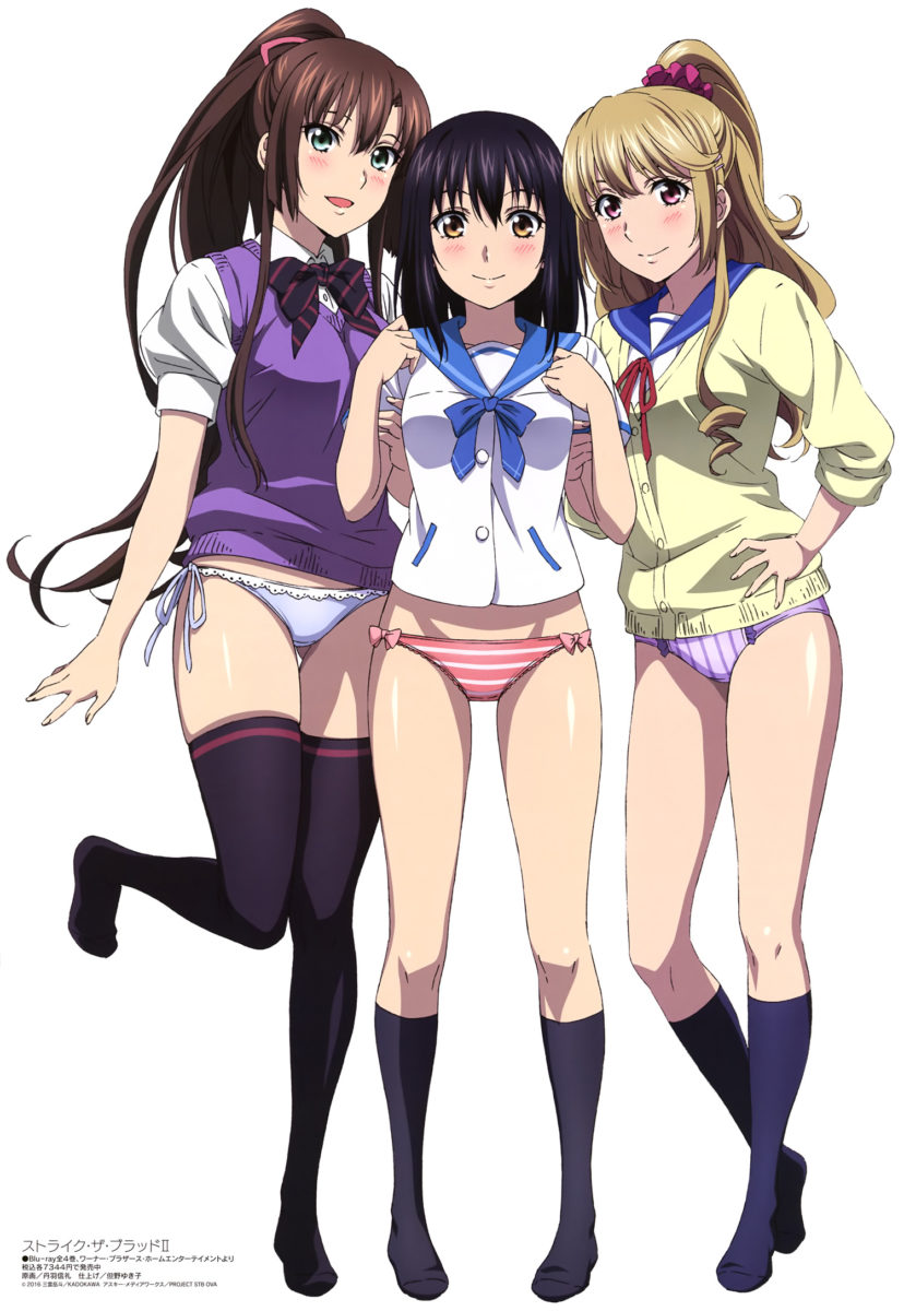 Megami MAGAZINE April 2018 Anime Posters Strike The Blood