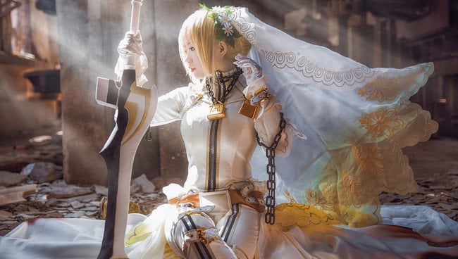 Fate Grand Order Busty Nero Claudius Cosplay 0012