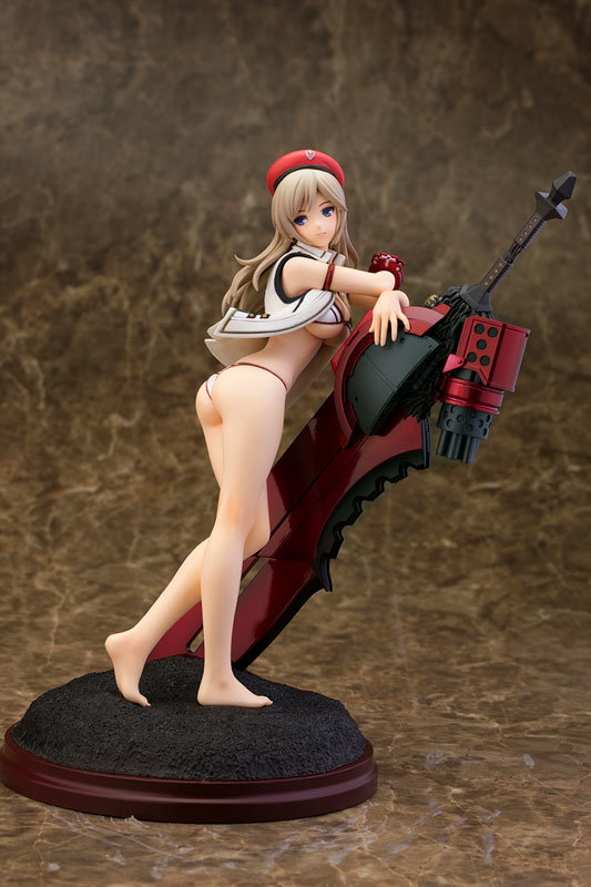God Eater 2 Alisa Ilinichina Amiella White Swimsuit Anime Figure 0003