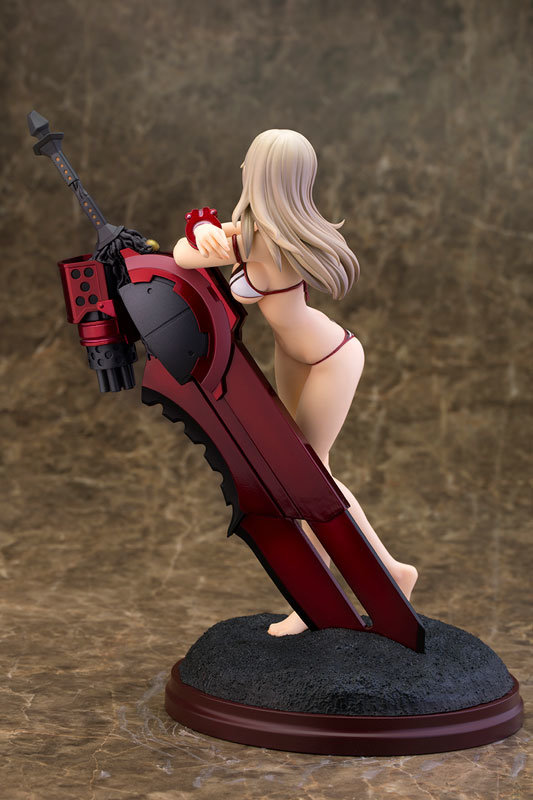 God Eater 2 Alisa Ilinichina Amiella White Swimsuit Anime Figure 0005