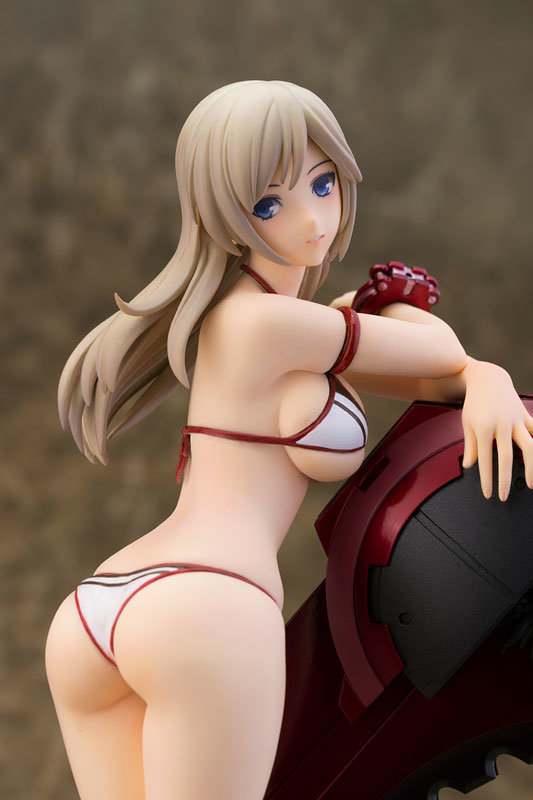God Eater 2 Alisa Ilinichina Amiella White Swimsuit Anime Figure 0008