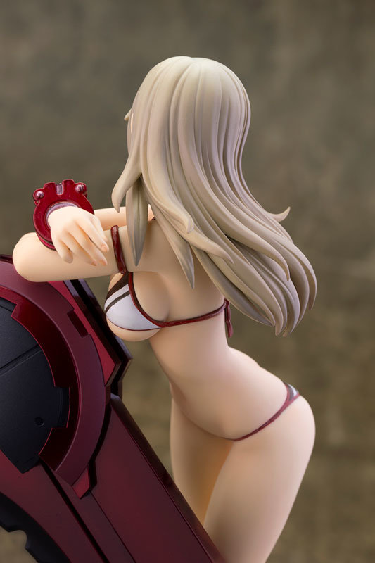 God Eater 2 Alisa Ilinichina Amiella White Swimsuit Anime Figure 0009