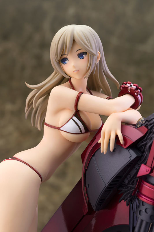 God Eater 2 Alisa Ilinichina Amiella White Swimsuit Anime Figure 0010
