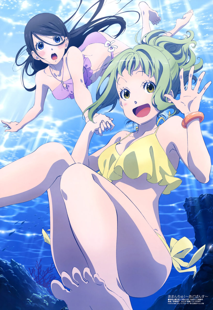 Megami MAGAZINE June 2018 Anime Posters Amanchu!