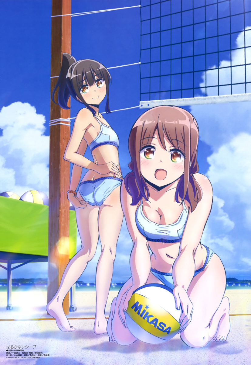 Megami MAGAZINE June 2018 Anime Posters Harukana Receive