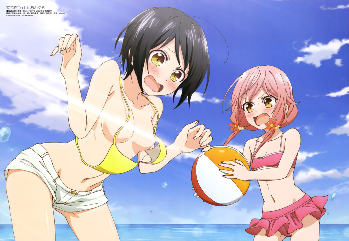 Megami MAGAZINE June 2018 Anime Posters Tachibanakan To Lie Angle