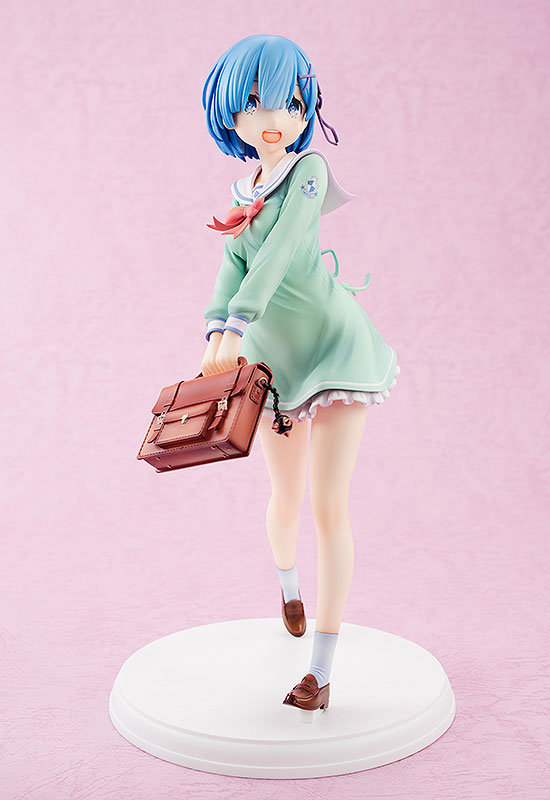 Re Zero Rem High School Uniform 0001